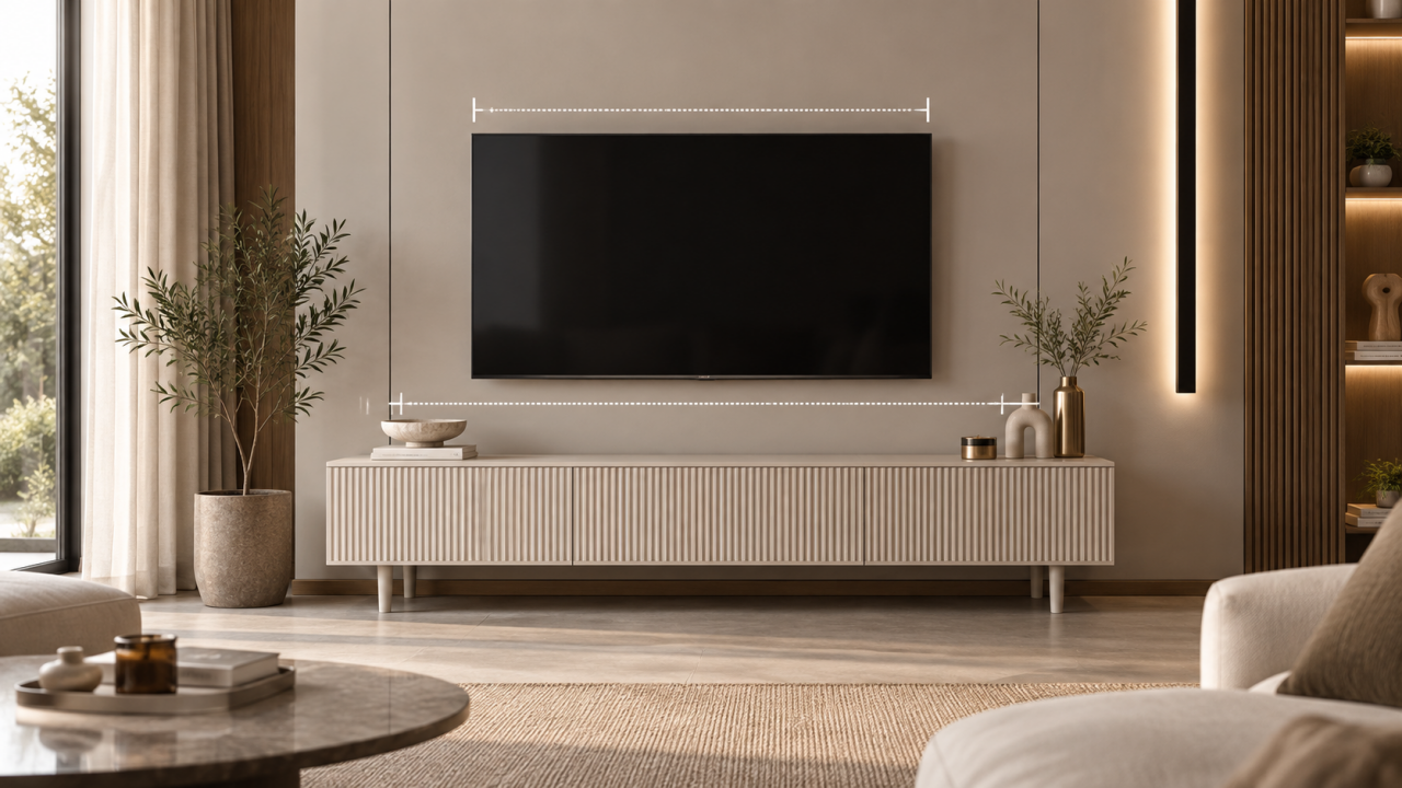65 İnç TV İçin TV Ünitesi Kaç Cm Olmalı?