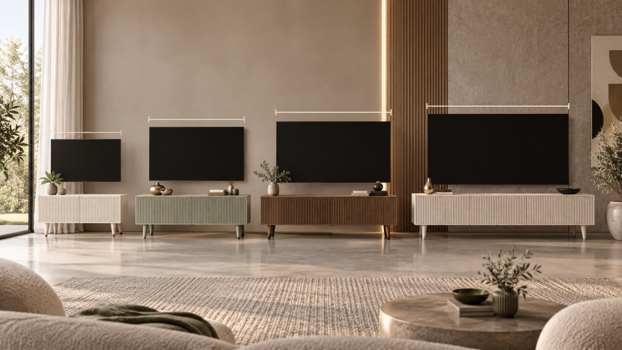 120–240 cm TV Ünitesi Ölçü Rehberi: Hangi Ölçü Kime Uygun?