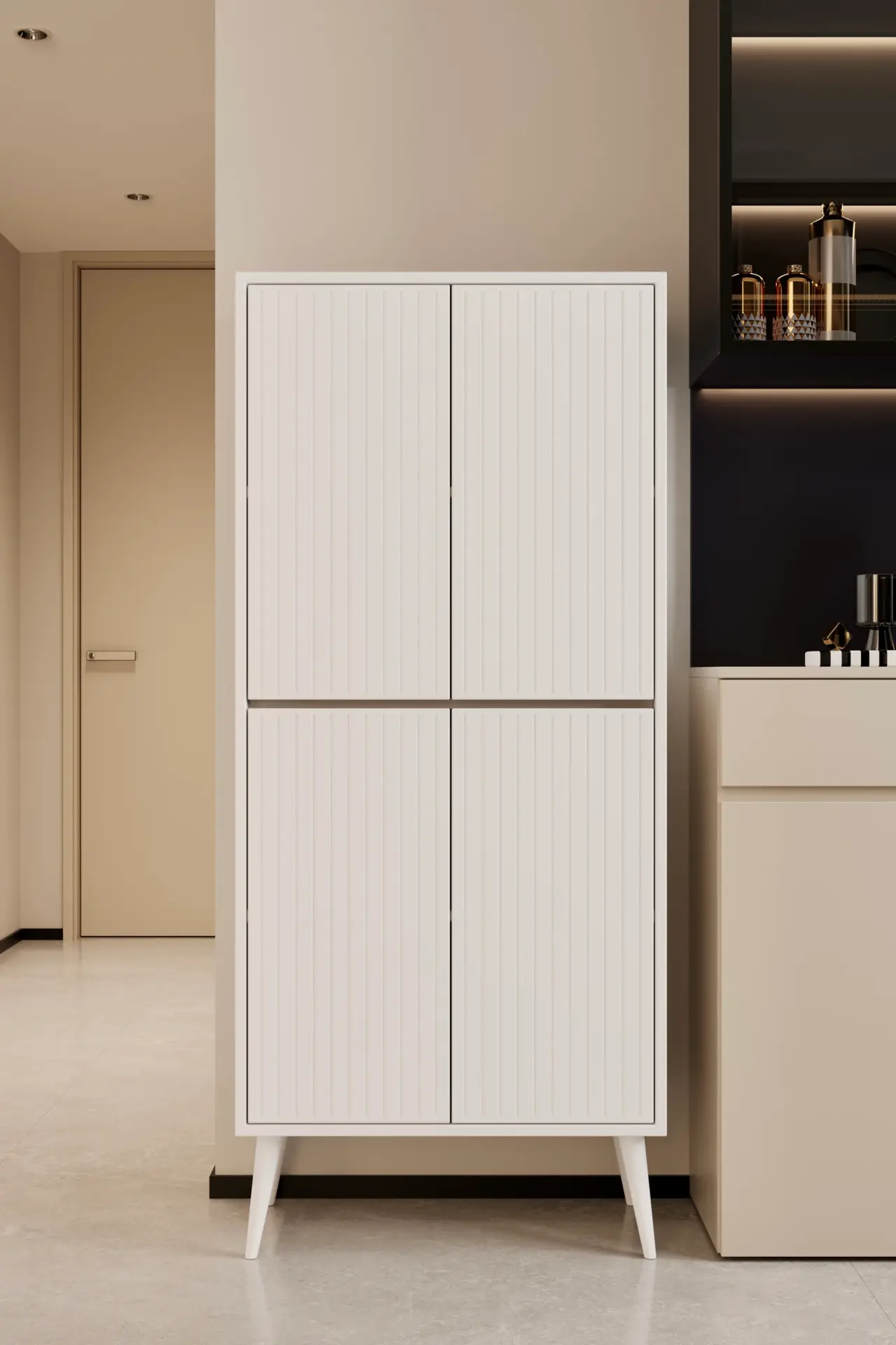 Capella MDF Çok Amaçlı Kiler-Mutfak Dolabı (6 renk seçeneği)