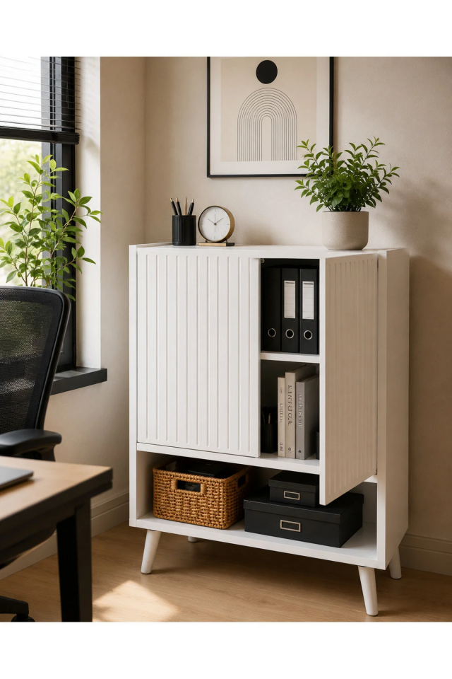 Capella MDF Çok Amaçlı Dolap 60 cm BEYAZ