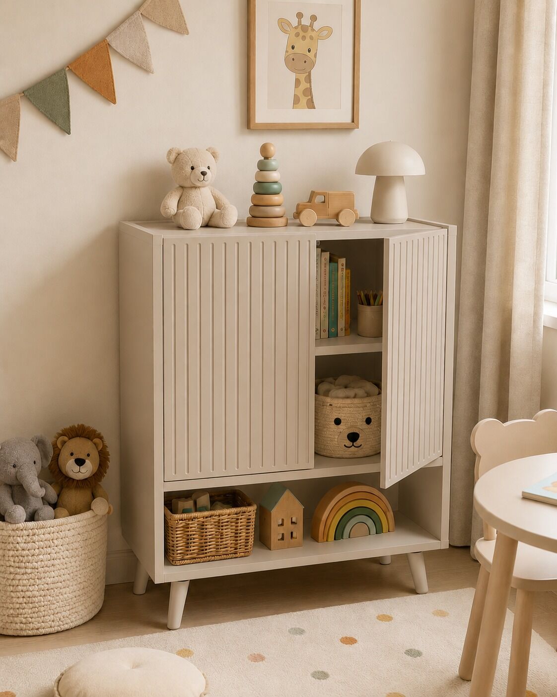 Capella MDF Çok Amaçlı Dolap 60 cm KUM TAŞI