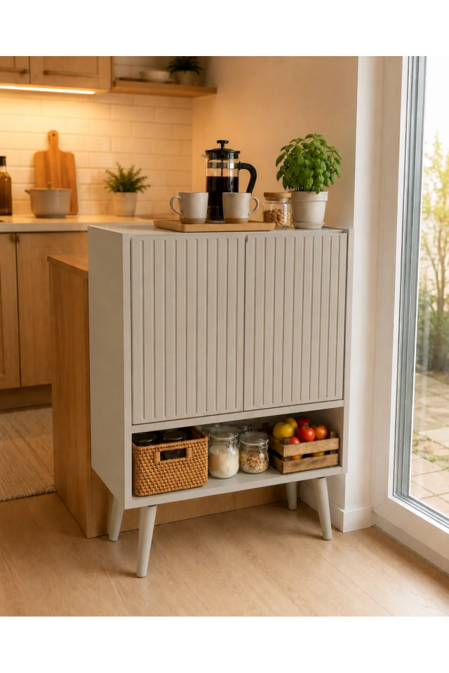 Capella MDF Çok Amaçlı Dolap 60 cm KUM TAŞI