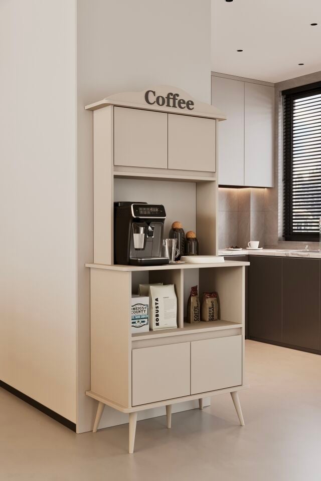 FORME Kahve Köşesi - MDF - 172 CM BEJ