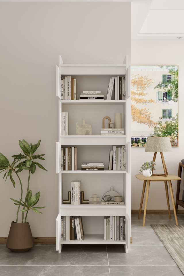 MODO Çok Amaçlı Dolap - MDF - 176 CM BEYAZ