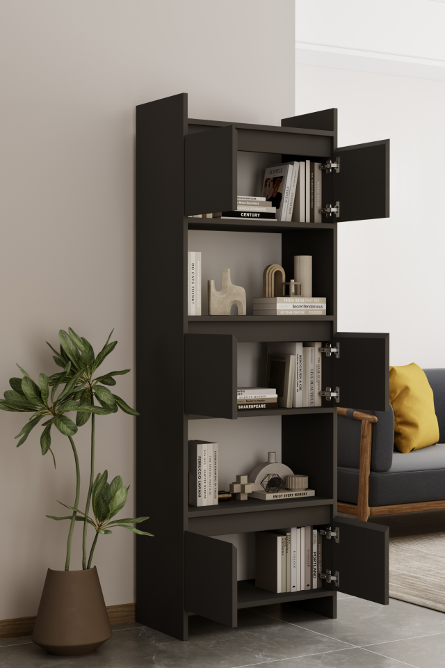 MODO Çok Amaçlı Dolap - MDF - 176 CM GRİ