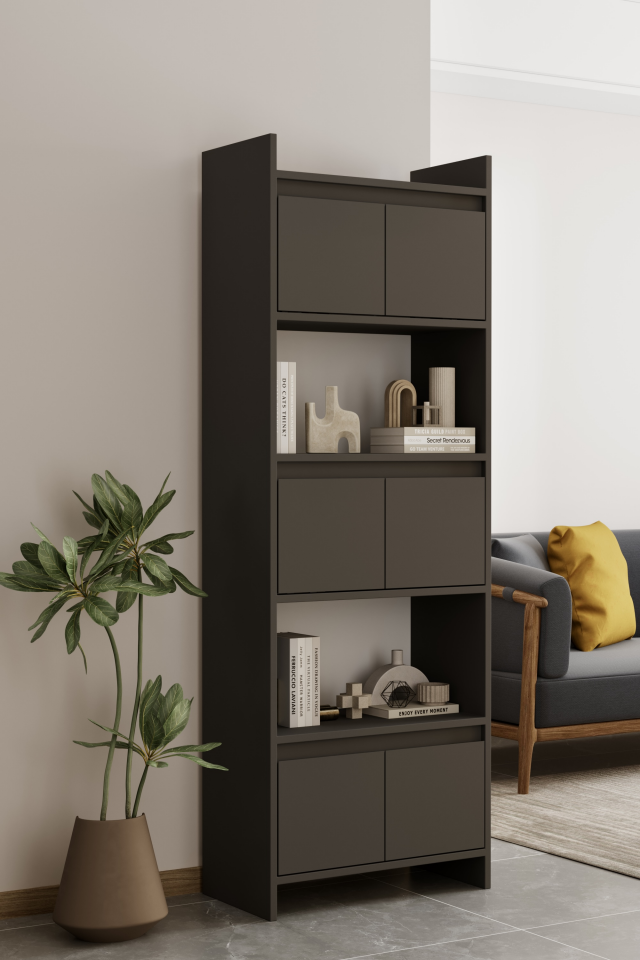 MODO Çok Amaçlı Dolap - MDF - 176 CM GRİ