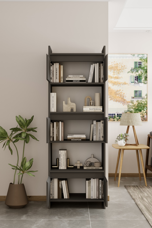 MODO Çok Amaçlı Dolap - MDF - 176 CM GRİ
