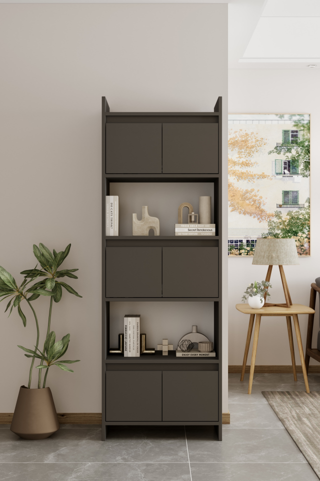 MODO Çok Amaçlı Dolap - MDF - 176 CM GRİ