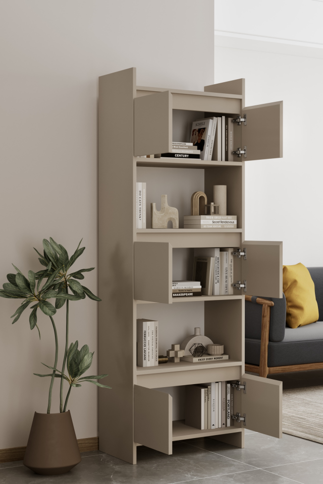 MODO Çok Amaçlı Dolap - MDF - 176 CM KUM TAŞI