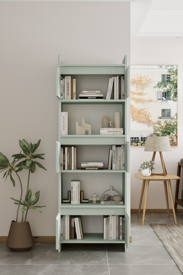 MODO Çok Amaçlı Dolap - MDF - 176 CM MİNT YEŞİLİ