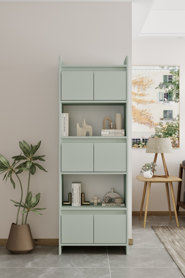 MODO Çok Amaçlı Dolap - MDF - 176 CM MİNT YEŞİLİ