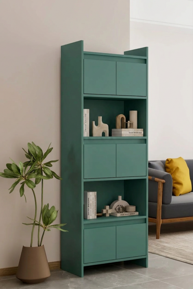 MODO Çok Amaçlı Dolap - MDF - 176 CM ZEYTİN TAŞI